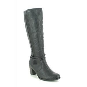 Rieker Black Heeled Boots